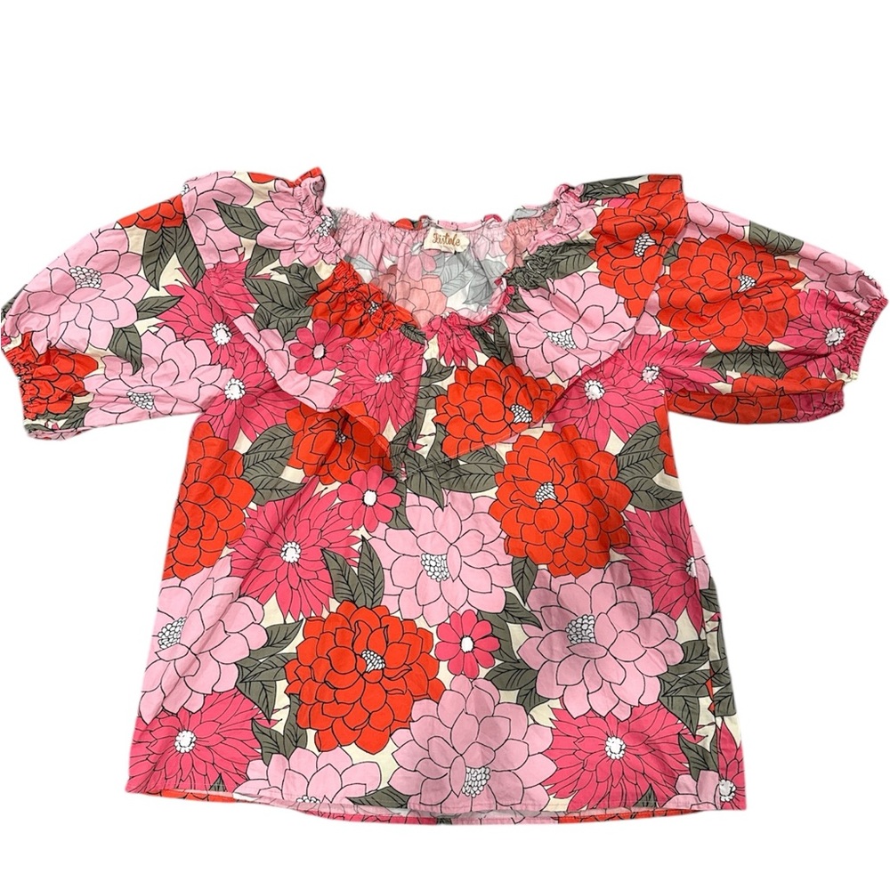 Listicle Size Small Floral Top Like New